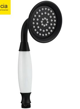 铜陶瓷金色圆形手持沐浴花洒淋浴喷头小花洒莲蓬头冷热ciia