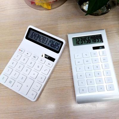 新款太阳能计算器！桌面会计高颜值女神款计算机礼品印刷logo定制
