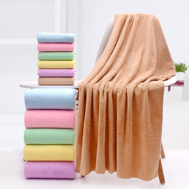 珊瑚绒方巾35*75高密柔软吸水幼儿园擦手巾回礼速干毛巾定制