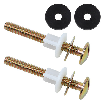 马桶盖配件固定螺丝卫浴座便器水箱螺栓toilet低碳钢镀五彩锌