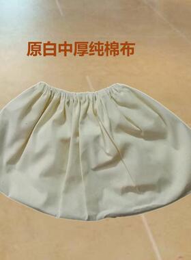 白色帆布鞋套可反复洗加厚耐磨白色黑色蓝色 防滑棉布鞋套脚套