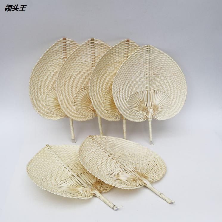 越南竹编扇子草编扇纳凉蒲扇创意葵扇骨架扇子团扇手摇扇竹工艺
