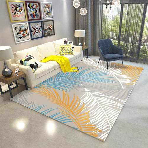 地毯地板简约客厅3D印花地毯脚垫防滑卧室办公室门地垫定制