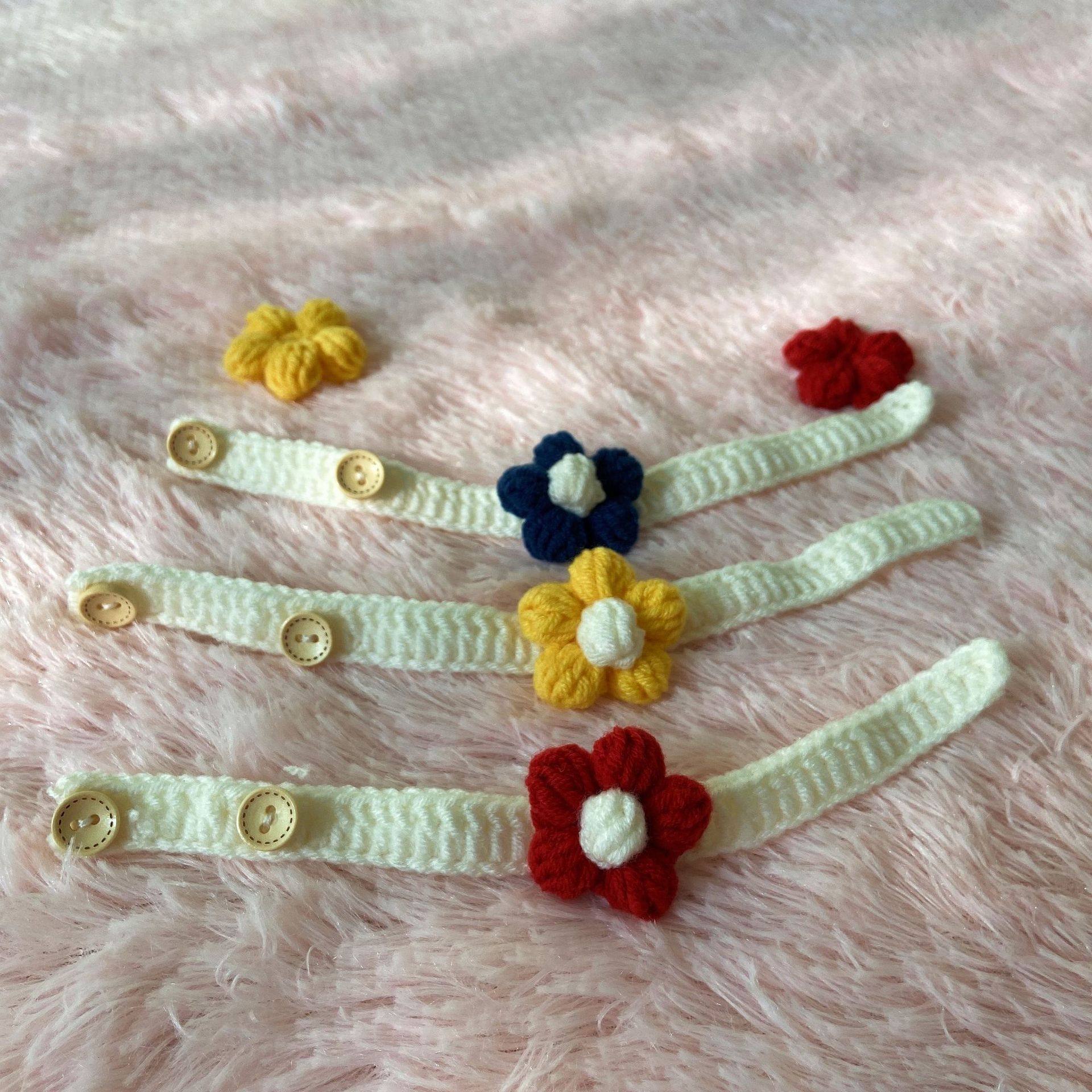 猫咪脖子饰品可爱花朵项圈手工编织宠物猫狗狗围脖猫咪项圈,宠物/宠物食品及用品,项圈/肩带,淘宝优惠券,粉丝福利购,淘宝优惠卷