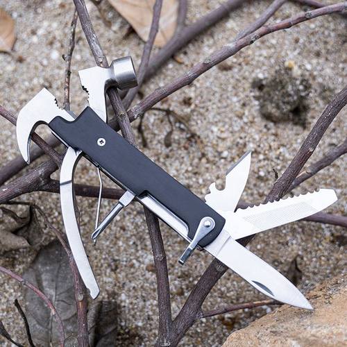 多功能羊角锤安全锤  户外折叠组合工具 汽车逃生家用维修