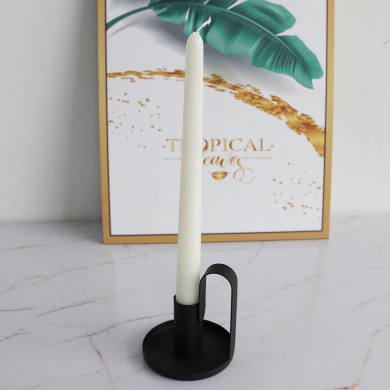 欧式复古烤漆磨砂铁艺底座婚庆装饰摆件蜡台酥油灯家居客厅蜡烛定