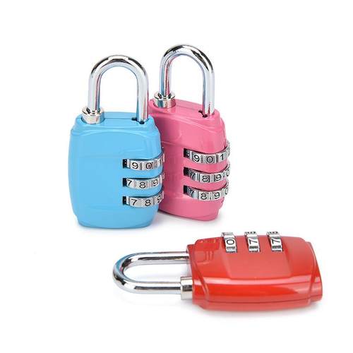 现货锌合金密码锁 挂锁行李箱迷你密码小锁 健身房柜子宿舍抽屉锁