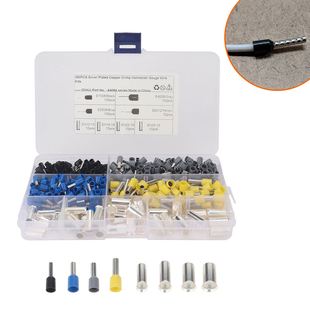 外贸盒装-EN管形裸端头 配针形管状接线端子 管型冷压接线端子