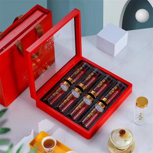 精致小瓶玻璃罐公太平猴魁茶叶包装盒空礼盒铁观音白茶8罐装