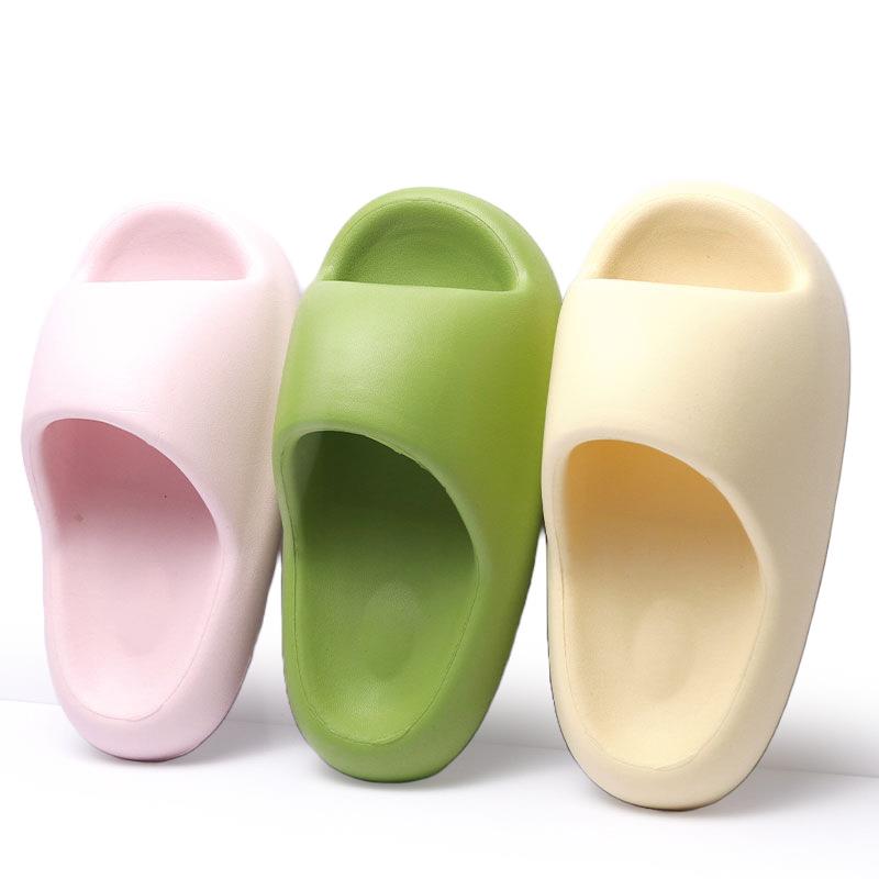 5CM面包拖鞋女夏季厚底凉拖鞋踩屎感家居家用椰子软底止滑拖鞋男