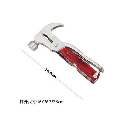 现货供应多功能彩木救生锤 多用羊角安全锤 破窗器 户外钳子
