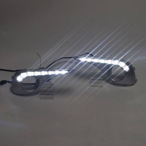 适用于12-13款汉兰达日行灯改装led 丰田汉兰达专用LED日间行车灯