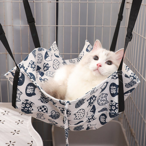 猫吊床宠物猫秋千猫晒太阳猫吊篮猫窝猫笼猫吊床挂窝挂式猫咪吊床