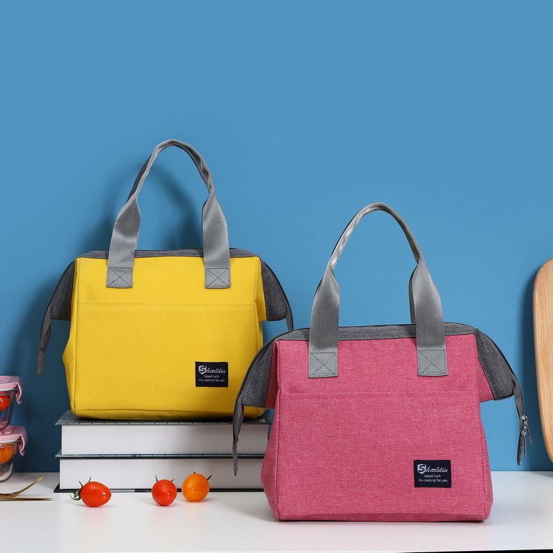 蛙口便当包保温包多功能手提午餐包保温袋饭盒袋保鲜学生带饭包袋