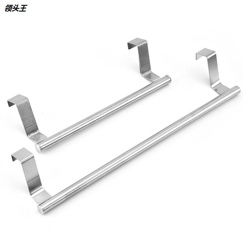 现货挂式不锈钢单杆毛巾架柜门挂