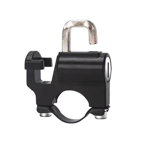 电动车头盔防盗锁电动车头盔锁电瓶车通用挂钩锁自行车防盗挂物锁