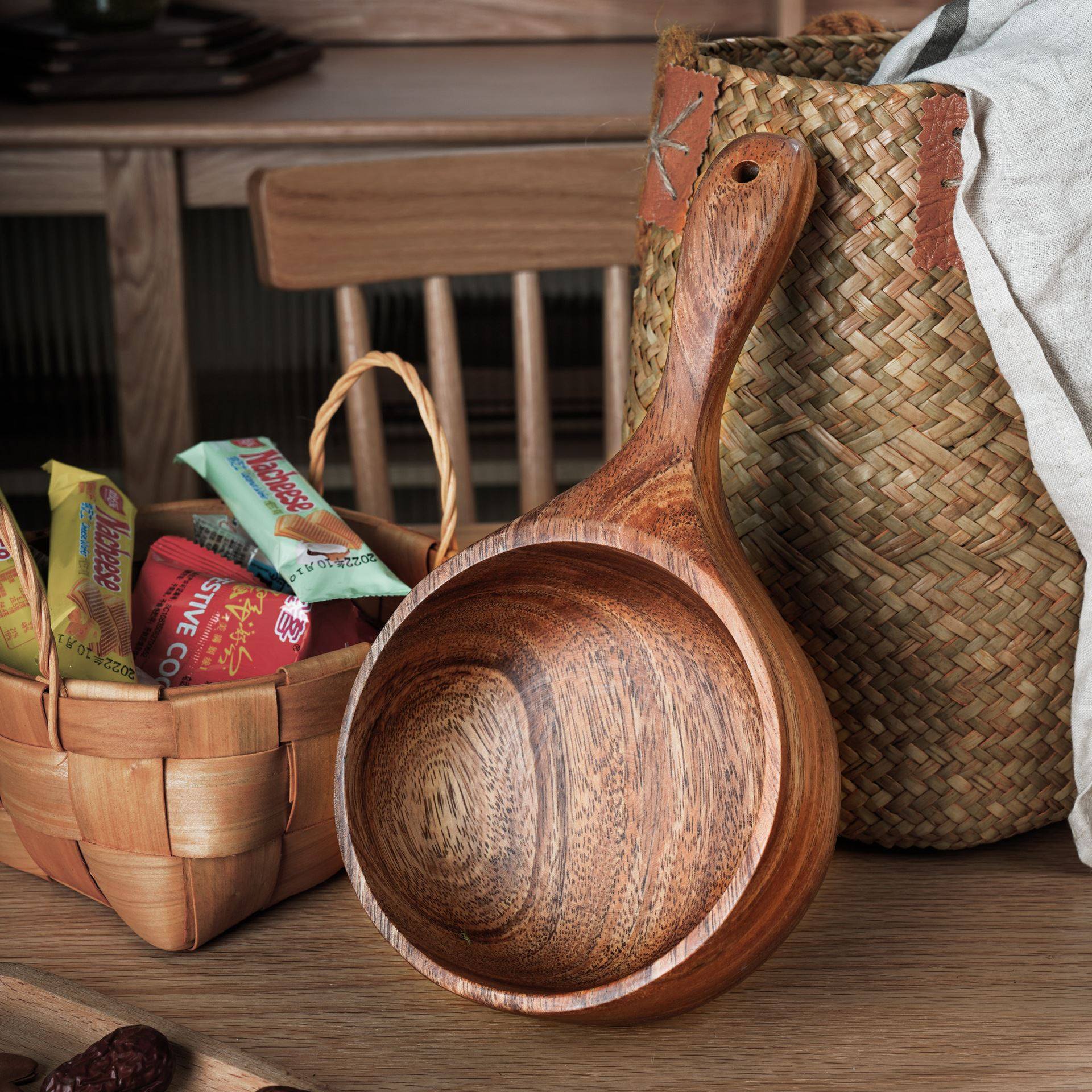 韩式整木手柄网红吃播相思木水瓢实木量勺大号桑拿榉木水瓢厨具,厨房/烹饪用具,按压式饮水器,淘宝优惠券,粉丝福利购,淘宝优惠卷