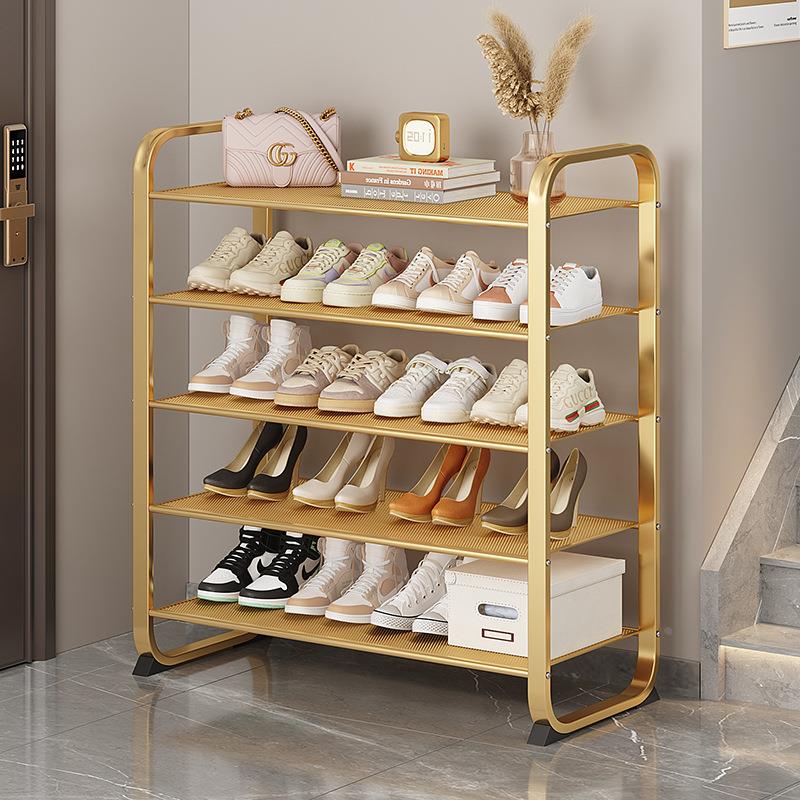 鞋架铁艺简易门口鞋柜凉拖鞋架子家用出租屋多层省空间收纳置物架