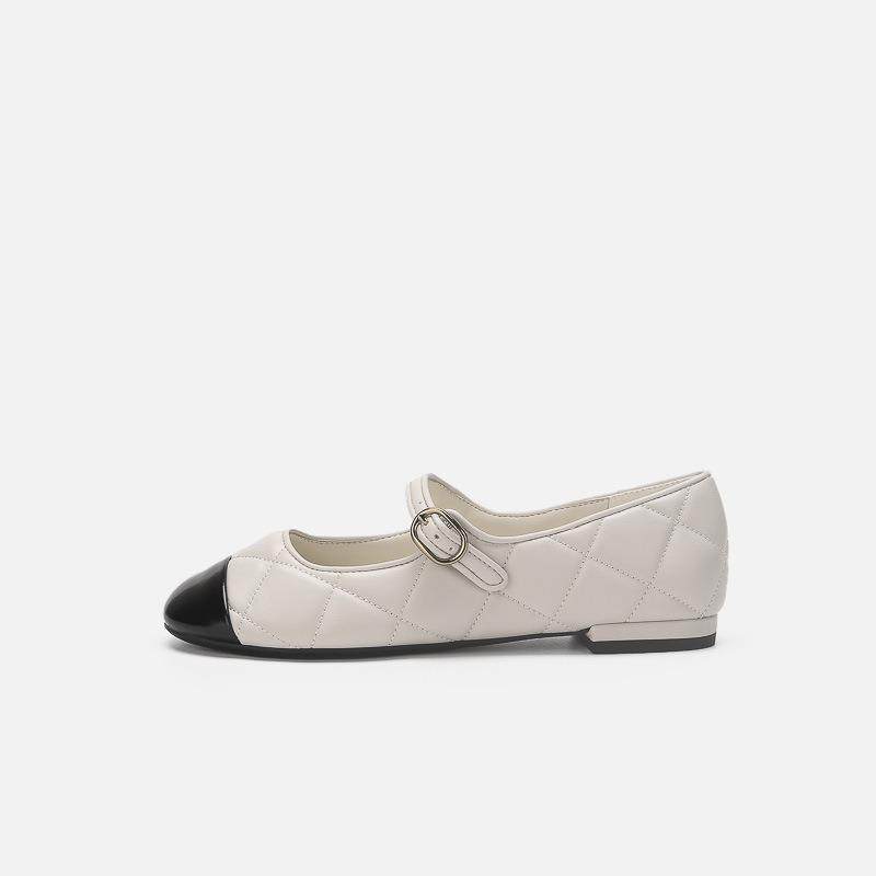 单鞋女2025春季新款法式复古芭蕾舞鞋拼色菱格平底小香风玛丽珍鞋,孕妇装/孕产妇用品/营养,孕妇鞋,淘宝优惠券,粉丝福利购,淘宝优惠卷