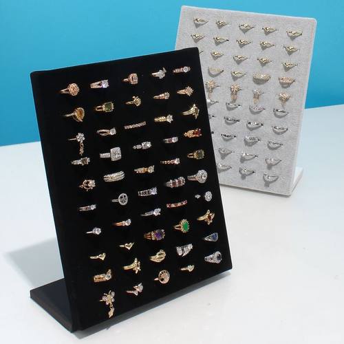 木质戒指架公主精品耳环板加厚耳饰架家用夜摊摆货饰品首饰展示架