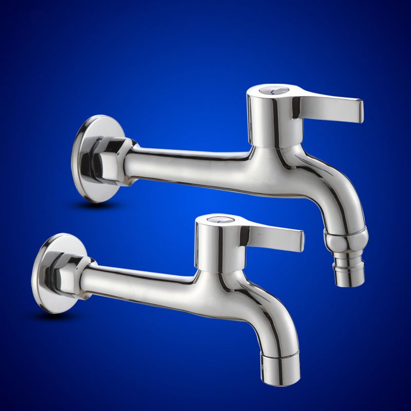 铜加长快开水龙头 18厘米洗衣机水龙头 冷热水龙头家用4分