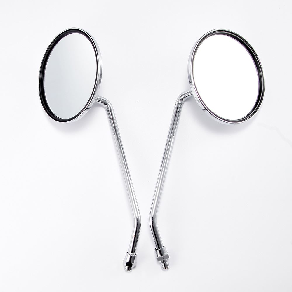 幸福太子摩托车后视镜改装倒车辅助镜小龟王电动车反光镜圆镜