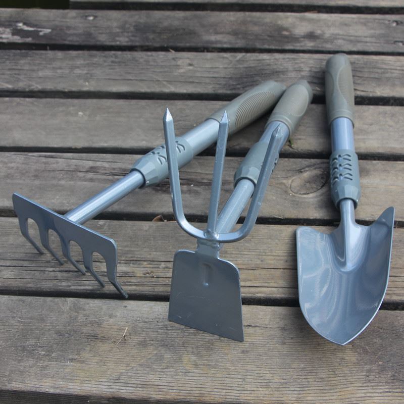 园艺工具铲种花小铲子盆栽铲锄头耙子种植园林套装养花三件套