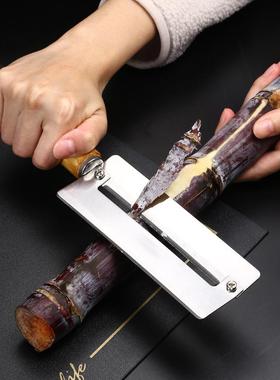 厂家两用削皮刀特大号瓜刨甘蔗刀不锈钢菠萝切商用甘蔗刨皮刀