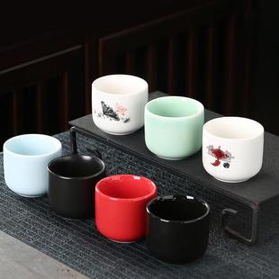 德化陶瓷酒杯 二两100毫升白酒黄酒酒杯 定制