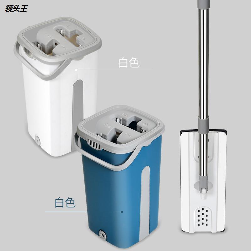 家用懒人拖把免手洗拖把抖音ins网红拖把拖地平板拖把桶套装