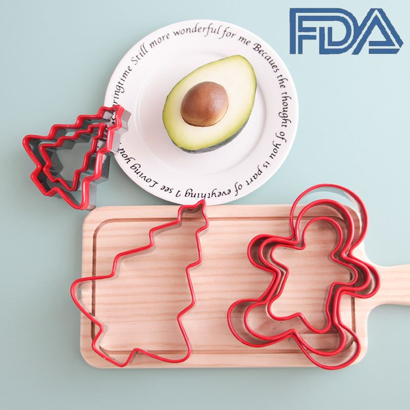 狗骨头姜饼人圣诞饼干模具三切蛋糕模具蔬菜水果切饼干切模