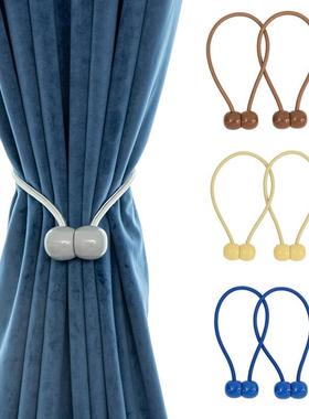 窗帘绑带磁扣 百搭窗帘绑绳磁铁扣 磁性耳机束带 现货定制