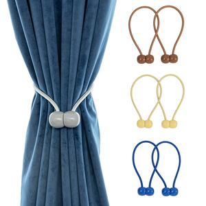 窗帘绑带磁扣 百搭窗帘绑绳磁铁扣 磁性耳机束带 现货定制