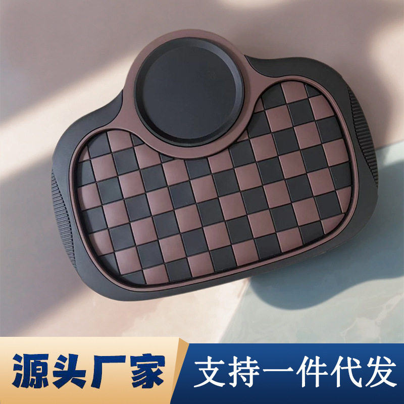 汽车仪表台防滑垫导航固定架车载中控台手机支架多功能临时停车牌