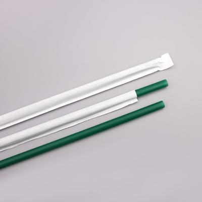 彩色细吸管一次性带尖头果汁塑料奶茶吸管独立包装黑色100支定制