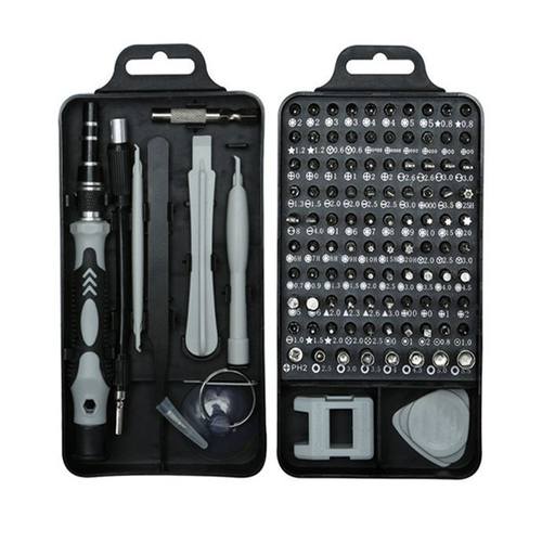 115合一钟表手机拆机螺丝批工具盒 铬钒钢组合螺丝刀套装维修五金