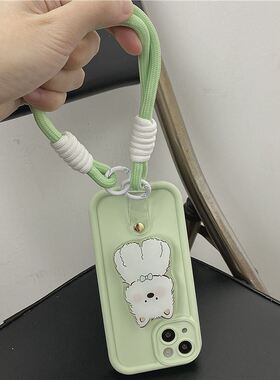 手机绳新款diy编织手腕绳防丢手机链手机壳ccd相机色手机挂绳挂件