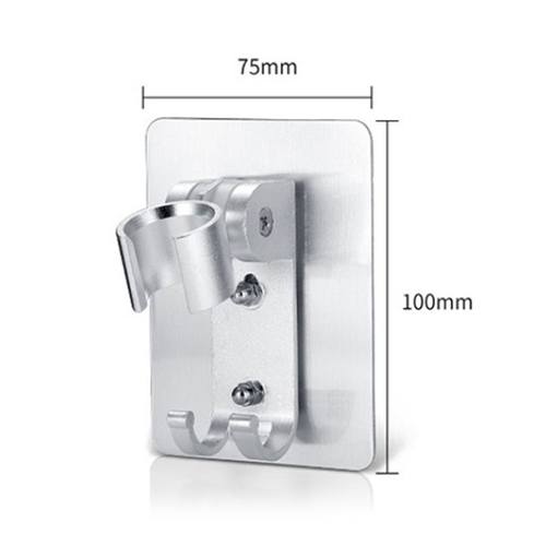 新品纳米无痕免钉花洒支架 淋浴花洒可调节花洒座太空铝底座