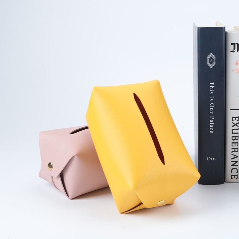 现代ins皮革纸巾盒客厅车载家用卫生间厕所防水简约抽纸盒