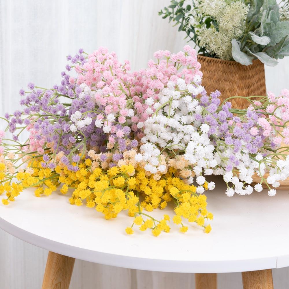 假花光月满天星仿真花厂家绿植物婚庆装饰工艺品跨境CL08001定制