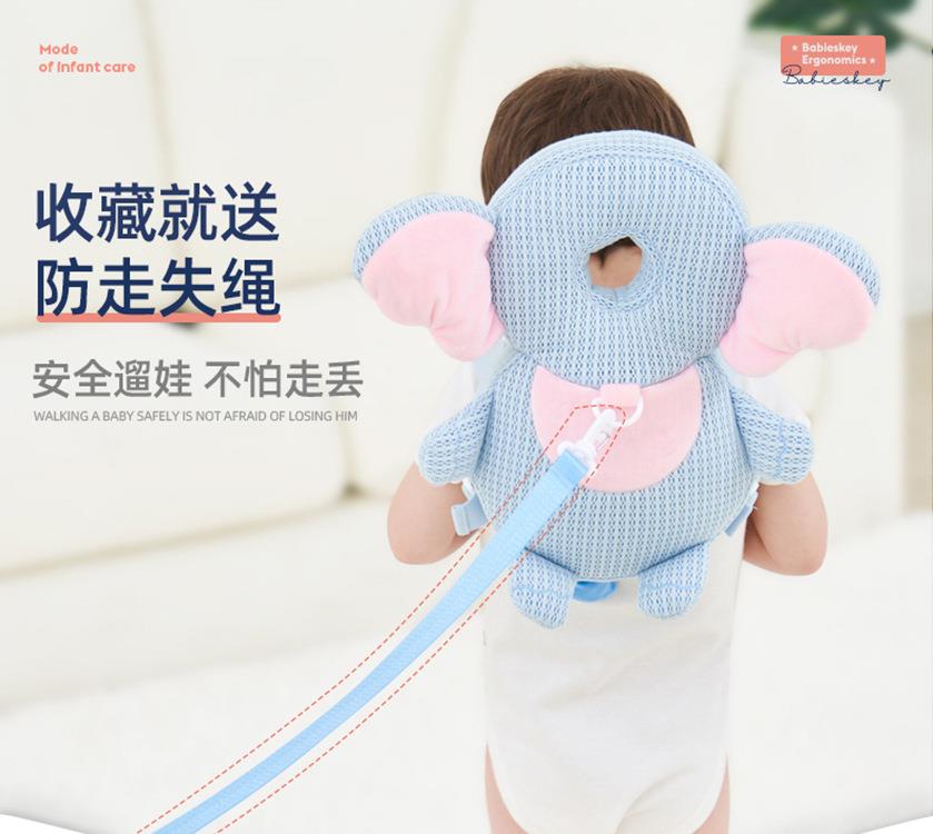 宝宝防摔头神器头部保护垫婴儿学步小孩头部防撞防后摔护头背包