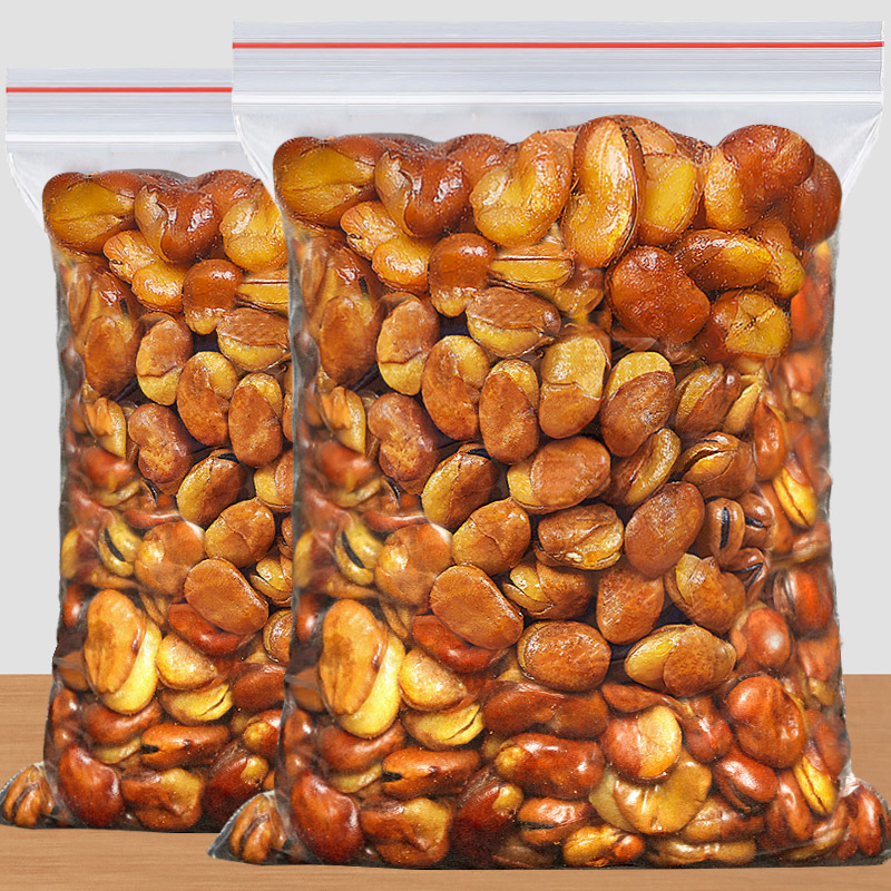 香酥蚕豆兰花豆500g牛肉味香辣味胡豆休闲零食下酒菜整箱炒货批发