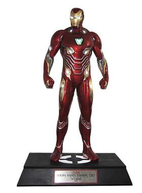 漫威大型比钢铁侠全身玻璃钢雕塑商场客厅装饰落地大摆件