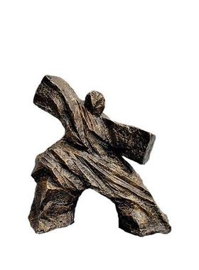 抽象太极人物雕塑摆件家居饰品书房办公室桌面复古陈设树脂工艺品