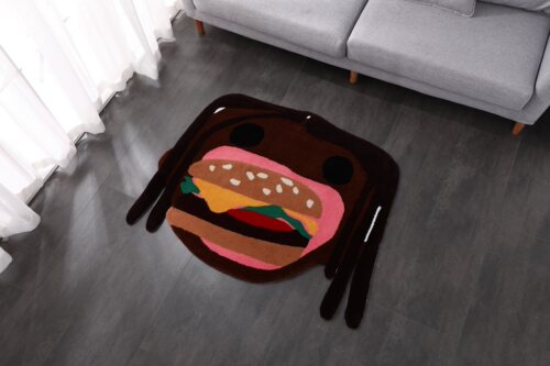 TravisScott地毯Cpfm McDonald Buger mouth联名汉堡嘴Cactusjack