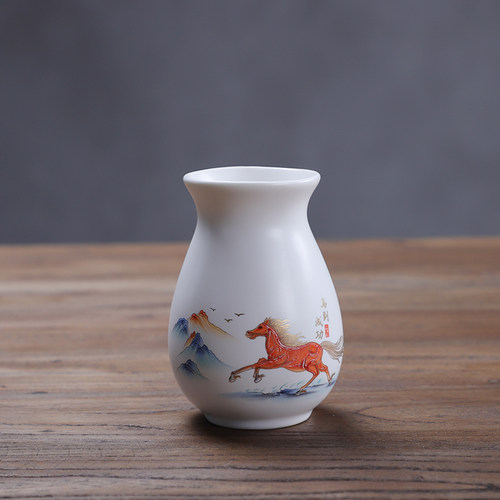 陶瓷花瓶插花摆件装饰小花器