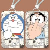 哆啦A梦个性 周边学生滑盖卡套饭卡公交卡身份证保护门禁校园定制