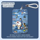 涂鸦叮当猫学生食堂饭卡胸牌卡套校园卡公交羊城通地铁门禁工定制