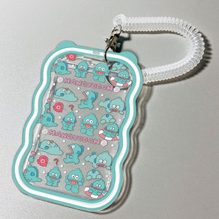 三丽鸥可爱小丑鱼汉顿周边透明卡套胸牌证件套弹簧绳校牌小可定制