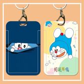 哆啦A梦卡套定制学生校园卡饭卡水卡公交卡身份证保护套硬带定制